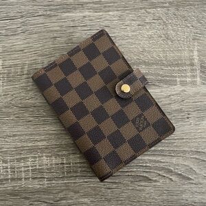 ❤️ SOLD ❤️ Louis Vuitton Damier Ebene PM Agenda Cover Authentic